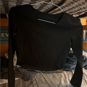 black long sleeve shirt